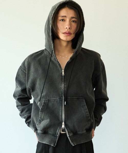 SINSS パーカー Heavy weight double zip hoodie / ヘビーウェイト