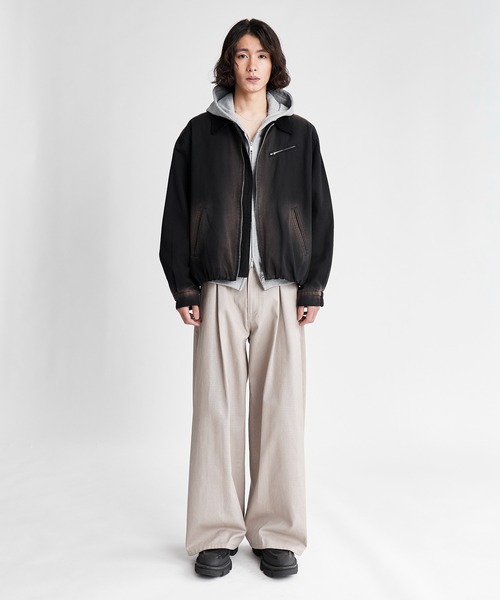 sページ　パーカー SINSS パーカー Heavy weight double zip hoodie / ヘビーウェイト