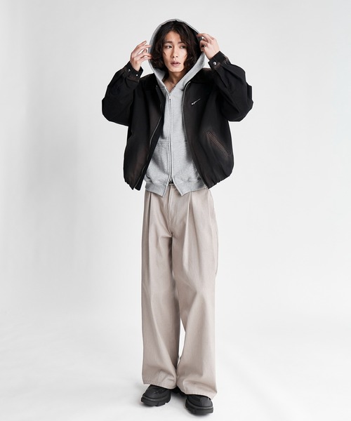 SINSS パーカー Heavy weight double zip hoodie / ヘビーウェイト
