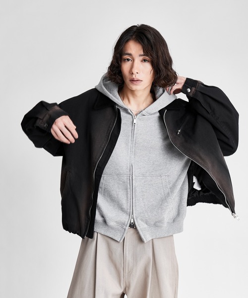 SINSS パーカー Heavy weight double zip hoodie / ヘビーウェイト