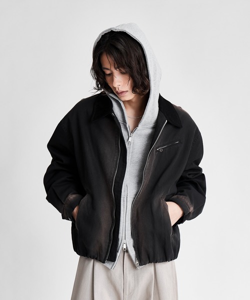 SINSS パーカー Heavy weight double zip hoodie / ヘビーウェイト