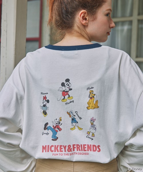 ミッキー 長袖TシャツDisney100デニム系 セール】【ムラサキスポーツ限定】DEAR LAUREL/ディアローレル