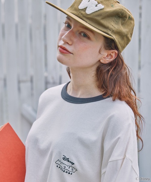 tシャツ 「Disney」別注 Mickey＆Friends ミッキー＆フレンズ アソートデザイン リンガー長袖Tシャツ レディース メンズ | Disney | 12