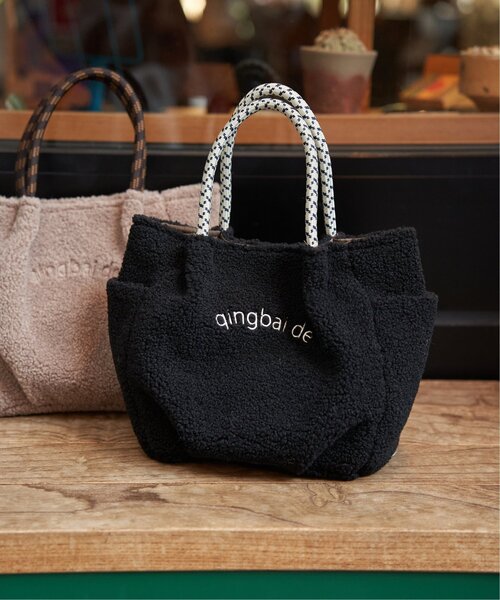 ikka（イッカ） トートバッグ ボアロゴイリミニトート レディース