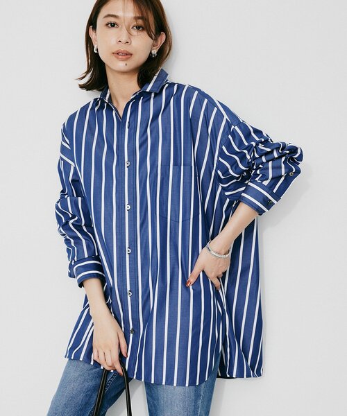 TICCA シャツ　スクエアビックシャツ　チュニック　ブラウス　ワンピース　美品 UNTITLED（アンタイトル） ブラウス シャツ 「TICCA」スクエアビッグ