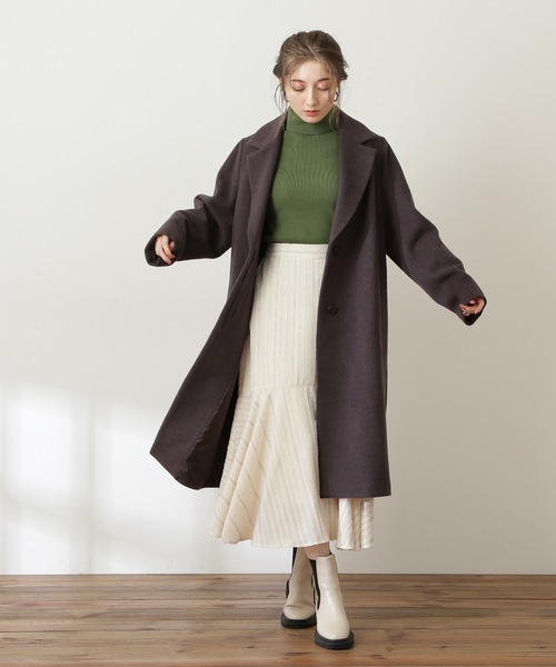 「N.（N. Natural Beauty Basic）」 チェスターコート SMALL レンガ レディース_画像6