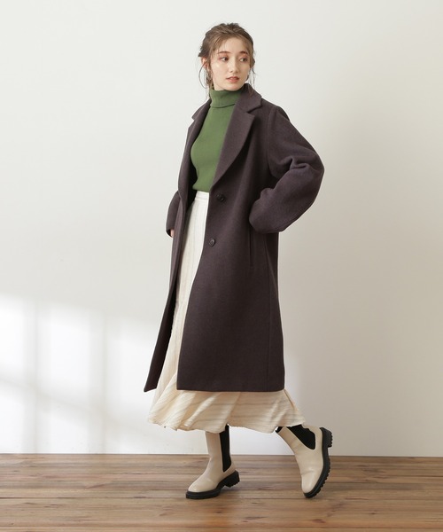 「N.（N. Natural Beauty Basic）」 チェスターコート SMALL レンガ レディース_画像7