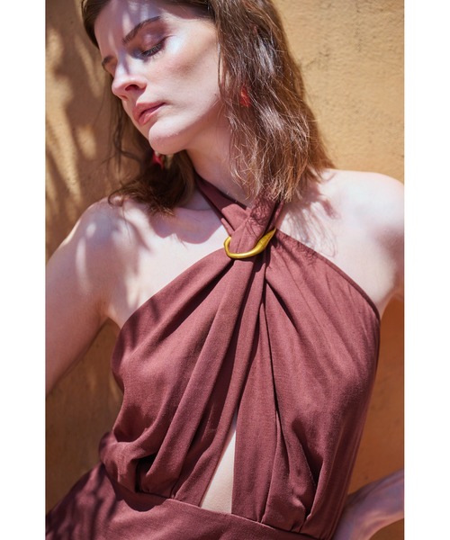 Estella.k ホルターリングロングドレス ワンピース Estella.K ワンピース Agrigento Dress ホルターリングロング