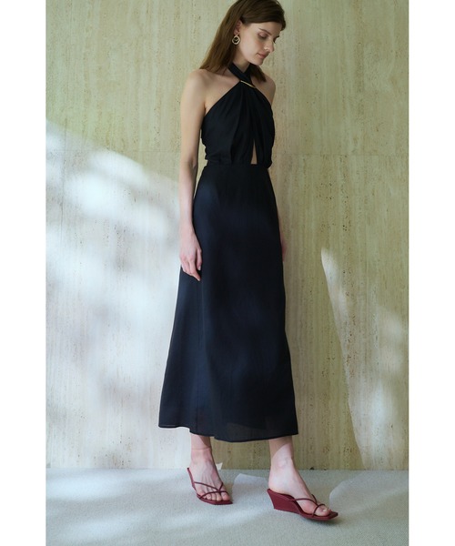 Estella.K ワンピース Agrigento Dress ホルターリングロングドレス