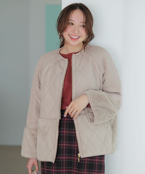 ANY SIS（エニィスィス） ダウンコート ダウンジャケット フェイク