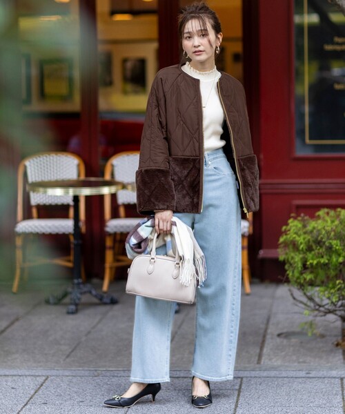 ANY SIS（エニィスィス） ダウンコート ダウンジャケット フェイク