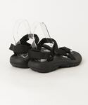 「Teva」 フラットサンダル 23cm ブラ...の詳細画像1