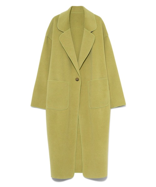 「ReNorm」 チェスターコート フリー アイボリー レディース_画像5