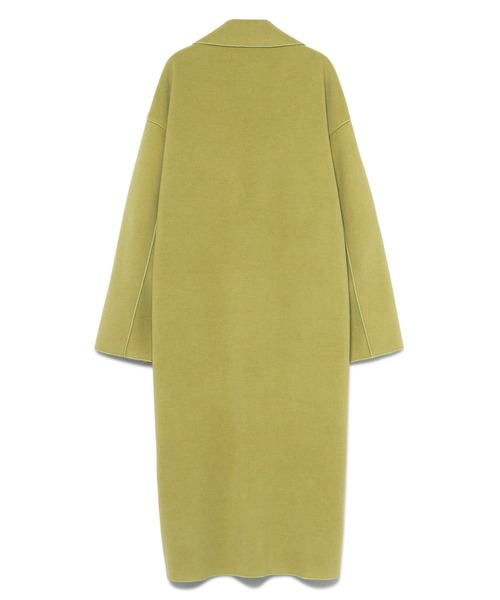 「ReNorm」 チェスターコート フリー アイボリー レディース_画像6