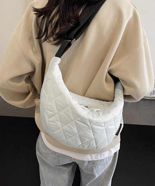 ショルダーバッグ バッグ キルティング風ショルダーバッグ レディース