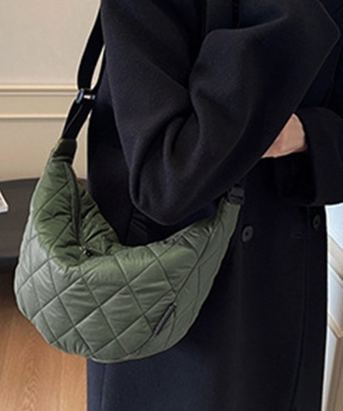 ショルダーバッグ バッグ キルティング風ショルダーバッグ レディース