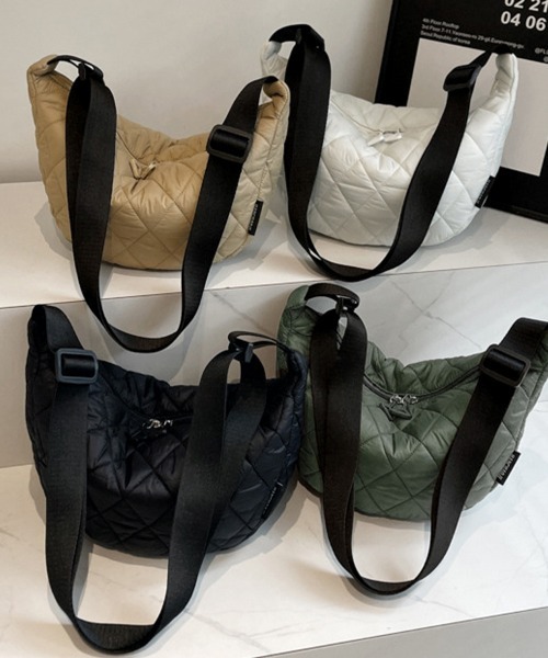 ショルダーバッグ バッグ キルティング風ショルダーバッグ レディース