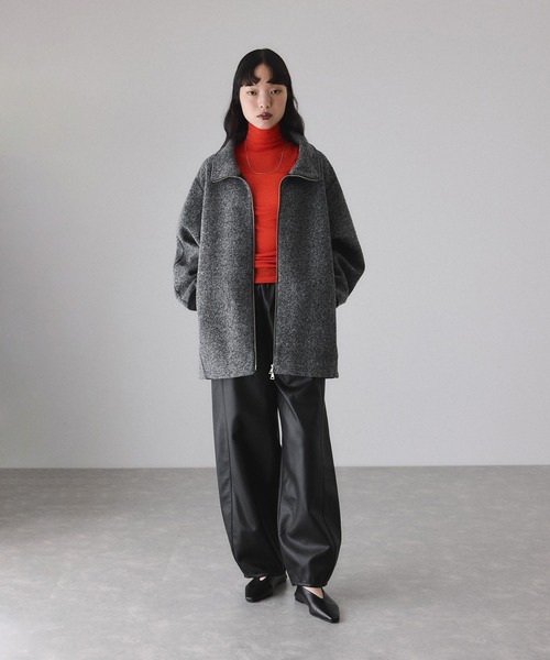 ADAM ET ROPE'（アダムエロペ） コート アウター ヘリンボンツイード