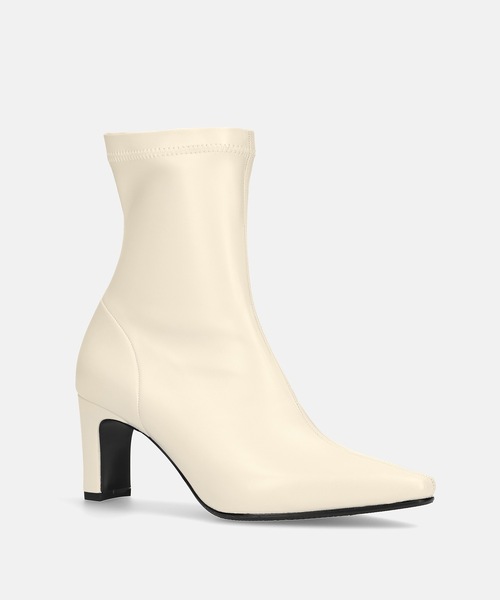 「MAMIAN」 ブーツ S アイボリー レディース_画像3