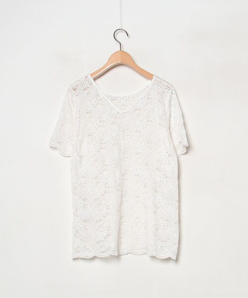 [LEPSIM] гонки трикотаж с коротким рукавом M белый женский 