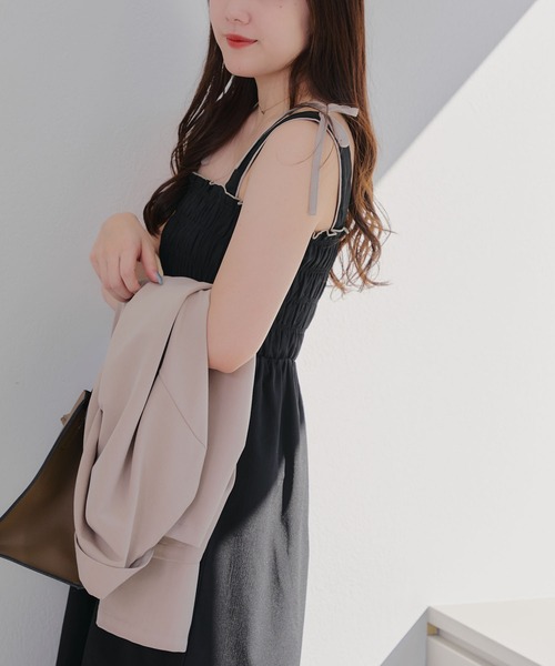 ラッフルヘムデザインキャミソール(ブラウス)｜トップス｜FRAY I.D