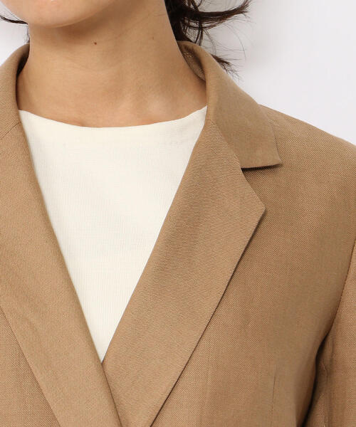 「BACCA」 テーラードジャケット 36 ベージュ レディース_画像9