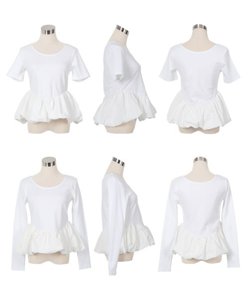 「KOBE LETTUCE」 半袖カットソー L1 ブラック レディース_画像8