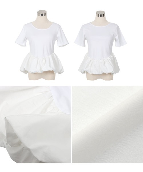 「KOBE LETTUCE」 半袖カットソー L1 ブラック レディース_画像9