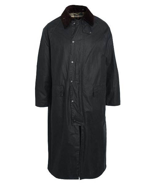 Barbour ブラック ロングコート最終値下 Barbour（バブアー） チェスターコート コート 「BURGHLEY / バーレー