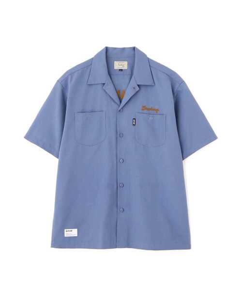 Schott N.Y.C（ショット） 「schott」 半袖シャツ M ベージュ メンズ