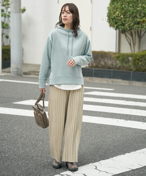 ikka（イッカ） パンツ 「雑誌InRed12月号掲載」スエードライク