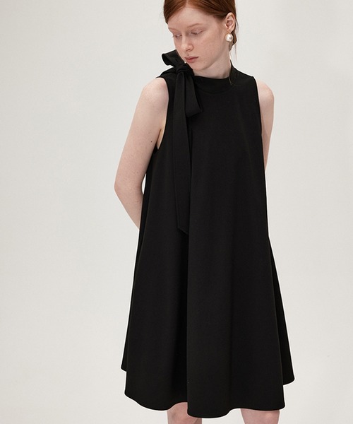 fano studios ワンピース　ブラック Fano Studios」 ノースリーブワンピース M ブラック レディース