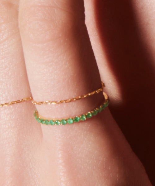 les bonbon（ルボンボン） 指輪 リング 「les bonbon」embrace emerald 