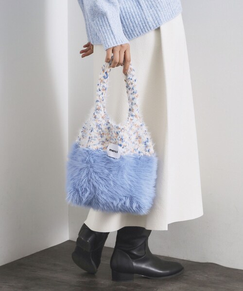 OPAQUE.CLIP（オペークドットクリップ） トートバッグ フェザーヤーン