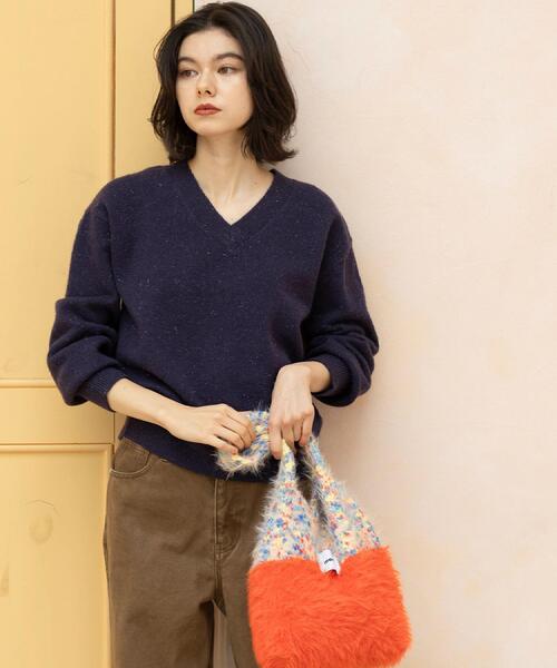 OPAQUE.CLIP（オペークドットクリップ） トートバッグ フェザーヤーン