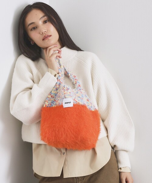 OPAQUE.CLIP（オペークドットクリップ） トートバッグ フェザーヤーン