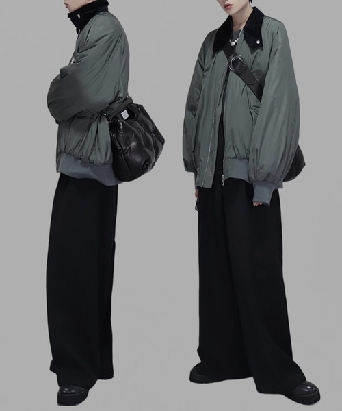 「Loose/ルース」 ブルゾン M ダークグレー メンズ_画像2