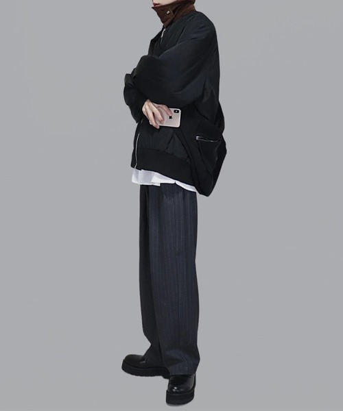 「Loose/ルース」 ブルゾン M ダークグレー メンズ_画像3