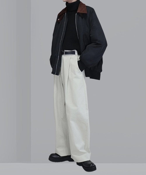 「Loose/ルース」 ブルゾン M ダークグレー メンズ_画像5