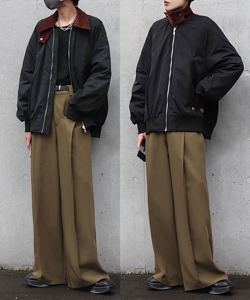 「Loose/ルース」 ブルゾン M ダークグレー メンズ_画像9