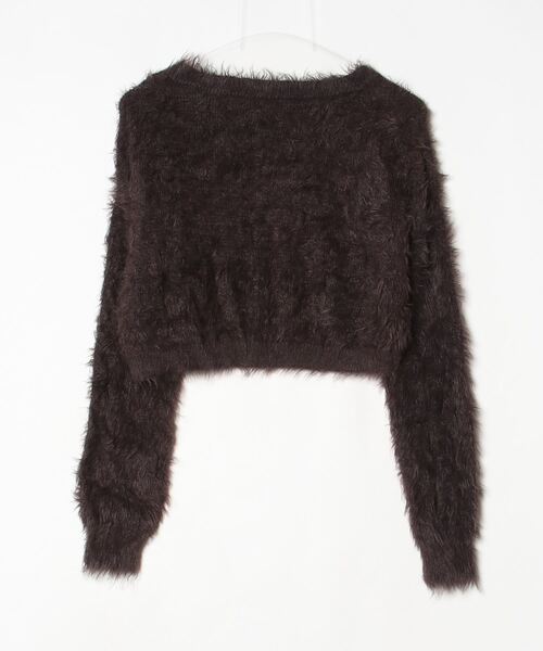 「GYDA」 長袖ニット FREE チャコールグレー レディース_画像2