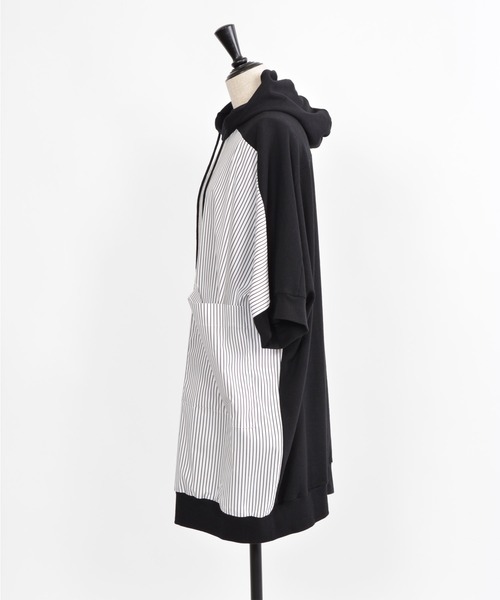 「gomme」 プルオーバーパーカー MEDIUM チャコールグレー レディース_画像8