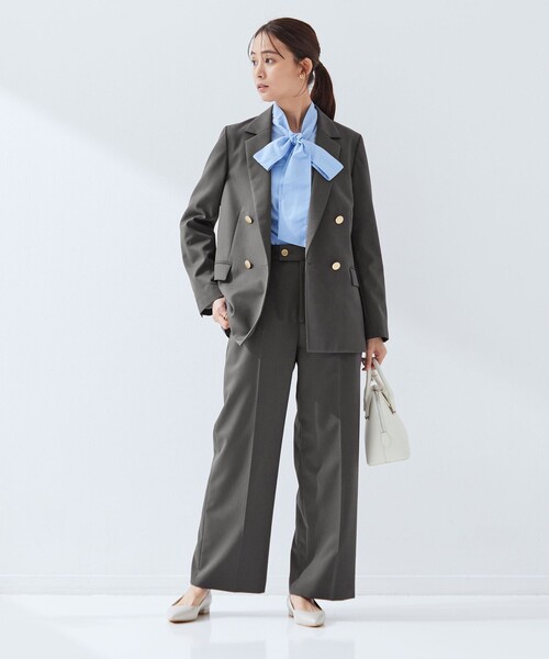 新品✨グリーンレーベルリラクシング ヘリンボーンダブルテーラードジャケット green label relaxing（グリーンレーベルリラクシング） ジャケット