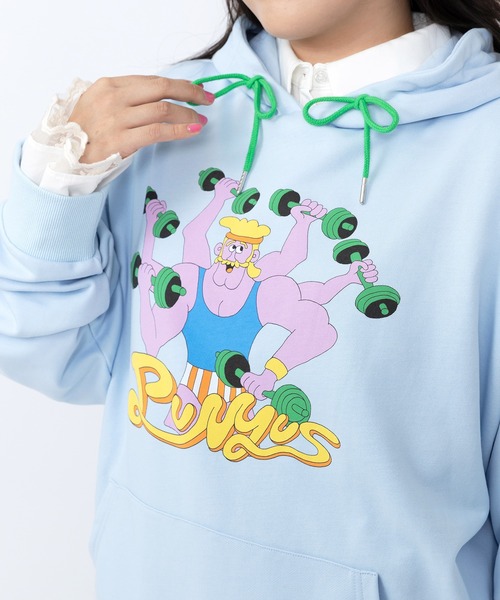 PUNYUS ぷにゅず　パーカー PUNYUS（プニュズ） パーカー トレーニーパーカー レディース メンズ