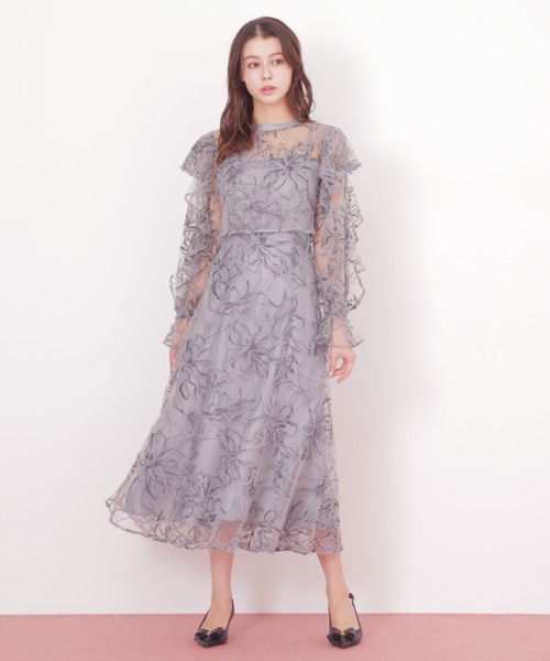 ジル バイ ジル スチュアート（JILL by JILL STUART）/フェザーレース2ピースワンピース JILL by JILL STUART（ジルバイジルスチュアート） ワンピース