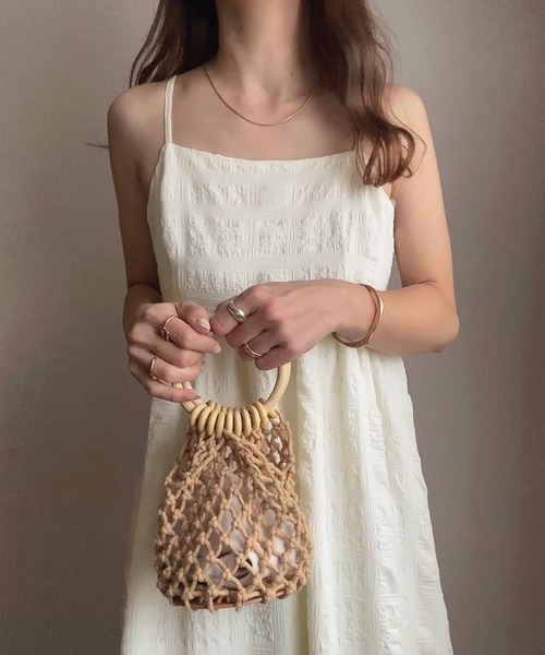 「FILLOU」 キャミソールワンピース X-LARGE アイボリー レディース_画像8