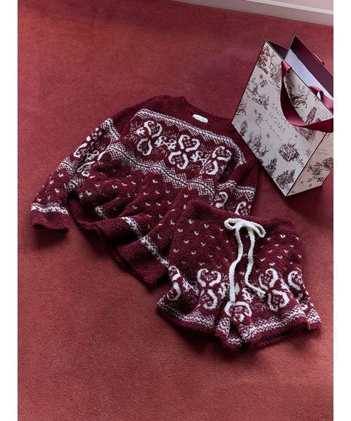 SNIDEL  ノルディックプルオーバーショートパンツセット WEB限定】ノルディックプルオーバー×ノルディックショートパンツSET