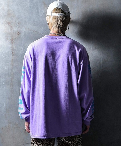 DIVINER（ディバイナー） tシャツ Grangelogo L/S TEE（パープル）ロン