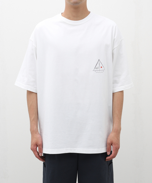 「m's braque」 半袖Tシャツ LARGE ホワイト メンズ_画像4