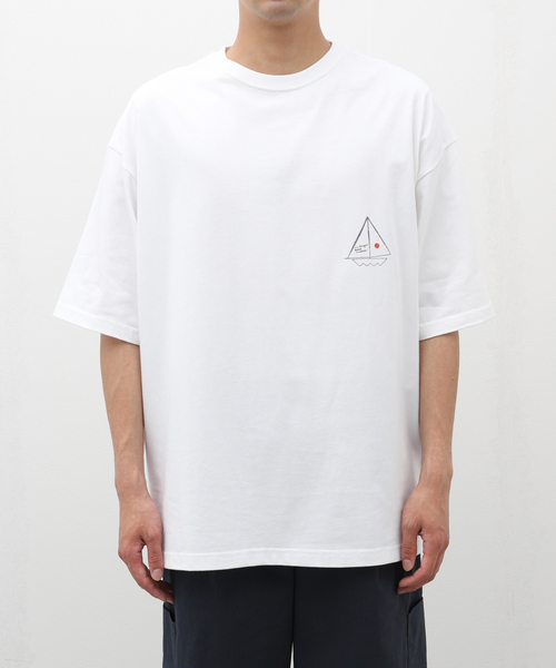 「m's braque」 半袖Tシャツ LARGE ホワイト メンズ_画像6